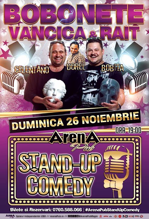 stand up comedy cu bobita si celentano